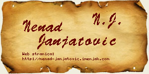 Nenad Janjatović vizit kartica